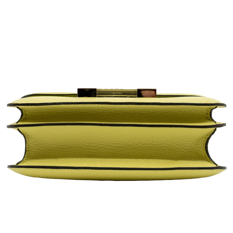 mini constance 19 R9 yellow phw chever mysore U stamp - L'UXE LINK