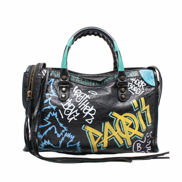 city new medium with stamp black phw - L'UXE LINK