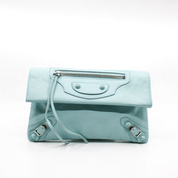 hand bag light blue phw