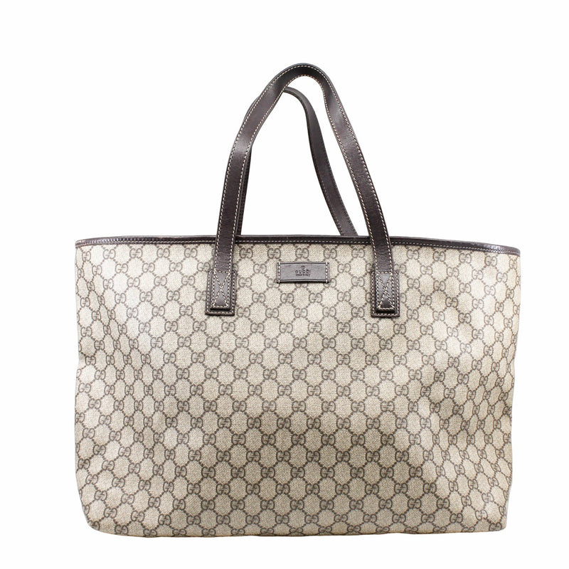 GG Supreme tote medium brown - L'UXE LINK