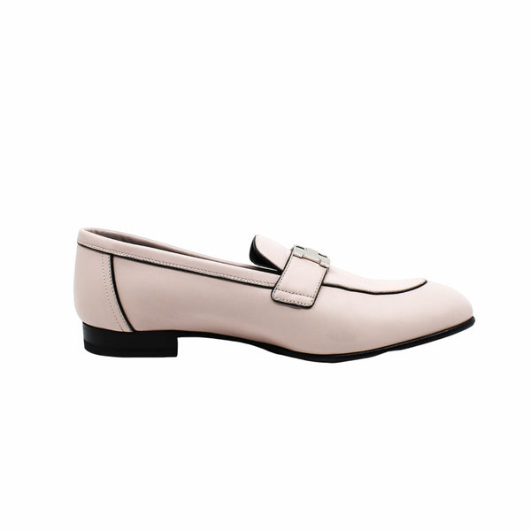femme loafer pink with phw buckle #38 - L'UXE LINK