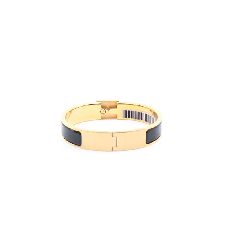 clic cadenas bracelet black ghw - L'UXE LINK