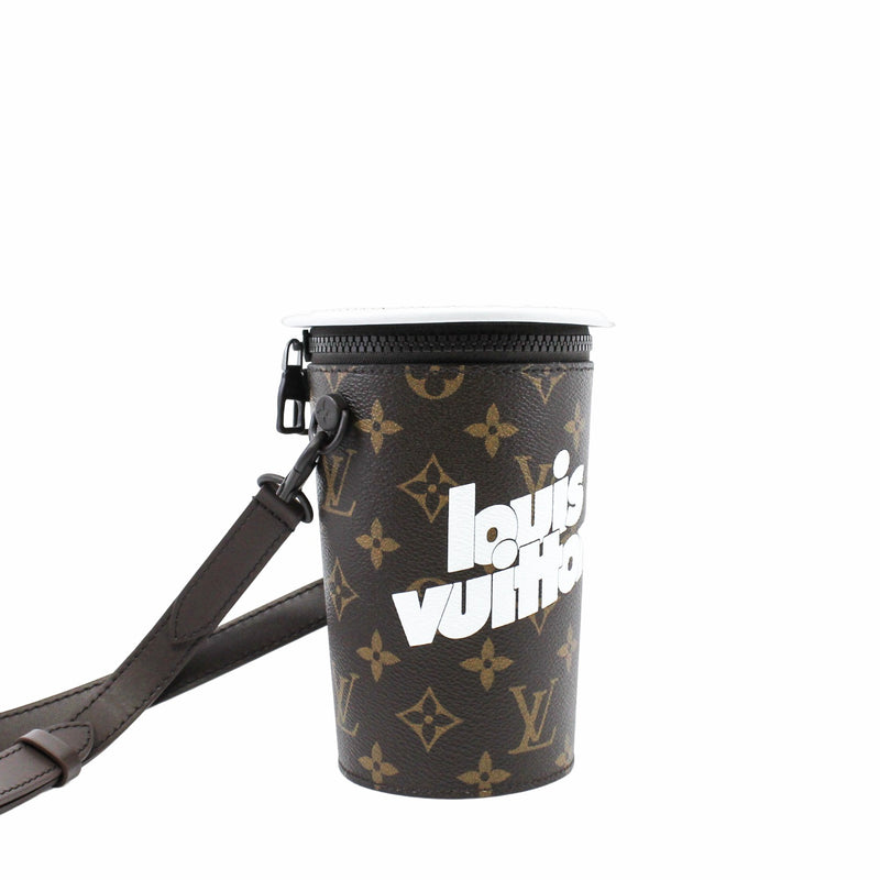 Louis Vuitton Coffee Cup Convertible Pouch Everyday Signature Vintage  Monogram