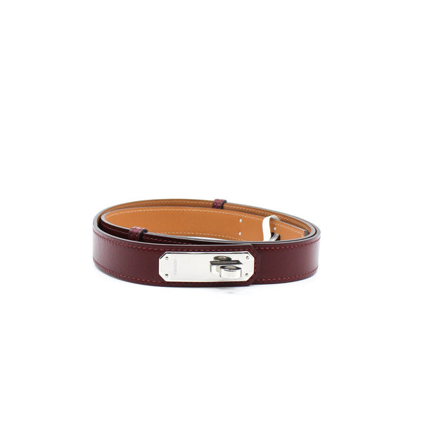 lady kelly belt dark red phw - L'UXE LINK