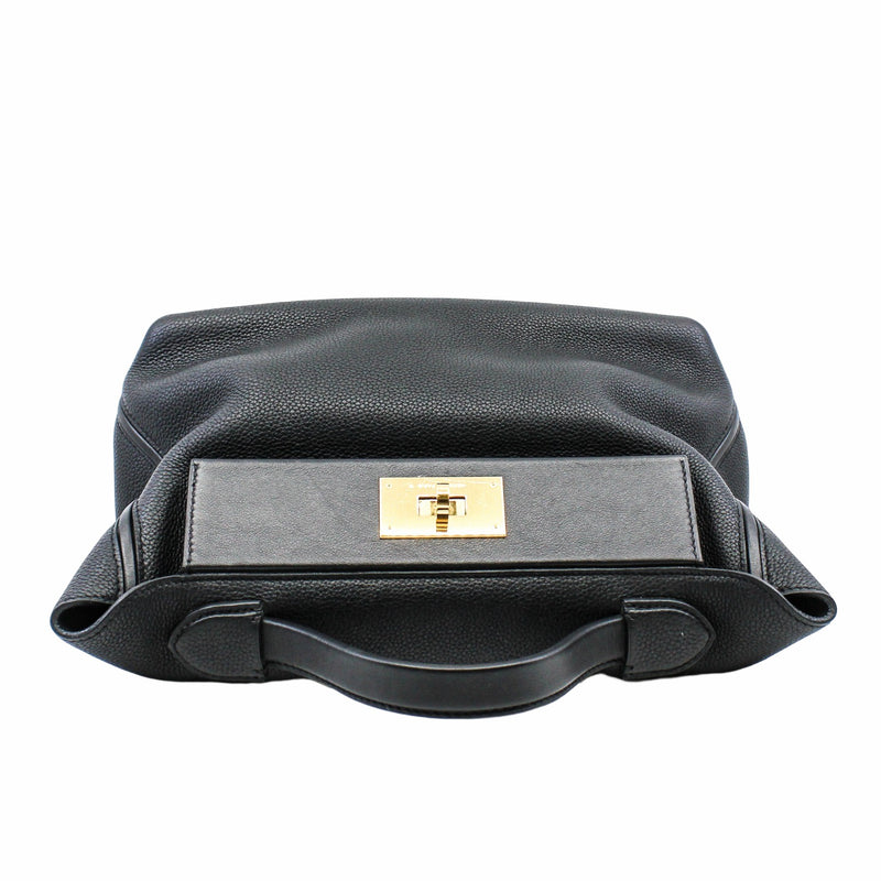 2424 small tc leather black ghw