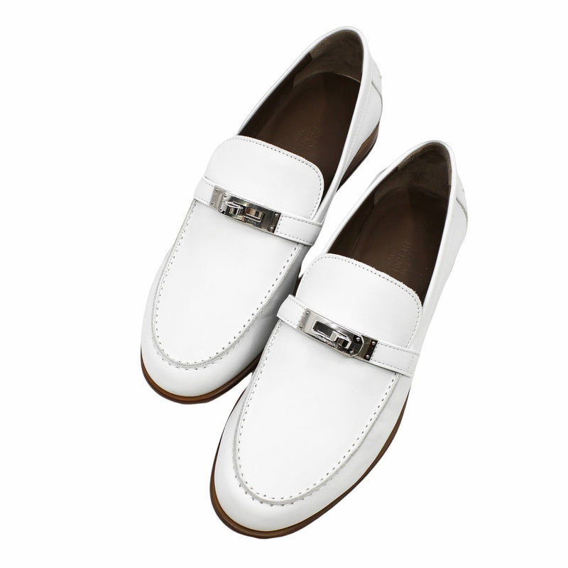moccassins destin white loafer #37 - L'UXE LINK