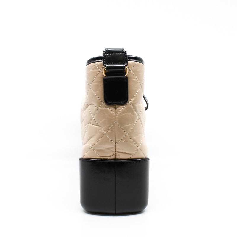 gabrielle mm beige and black ghw - L'UXE LINK