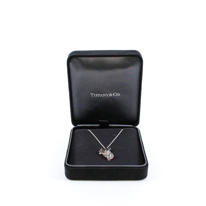 save the wild koala pandent necklace in silver mix rg  rrp925 - L'UXE LINK
