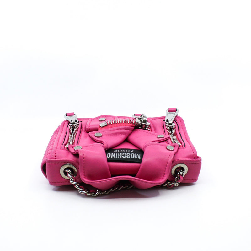 moschino chain bag in pink - L'UXE LINK