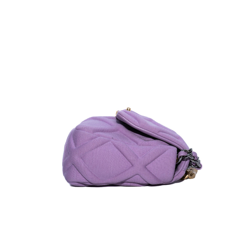 small 19 in fabric purple ghw - L'UXE LINK