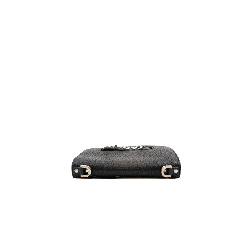 ja dior medium with Lacquer buckle in goat black phw