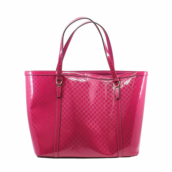 Tote Patent Leather Pink Berry