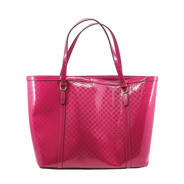 Tote Patent Leather Pink Berry - L'UXE LINK