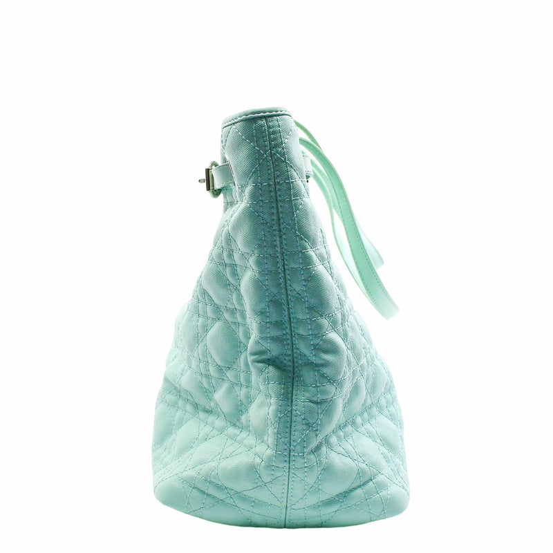 tote medium canvas light green phw - L'UXE LINK