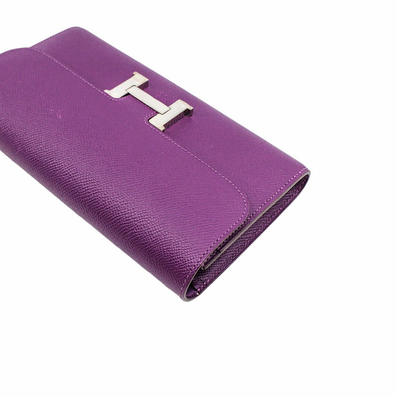 constance long wallet epsom purple phw T stamp