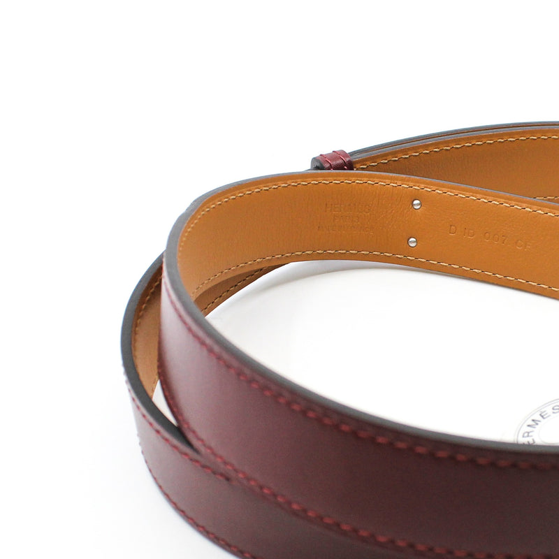 lady kelly belt dark red phw - L'UXE LINK