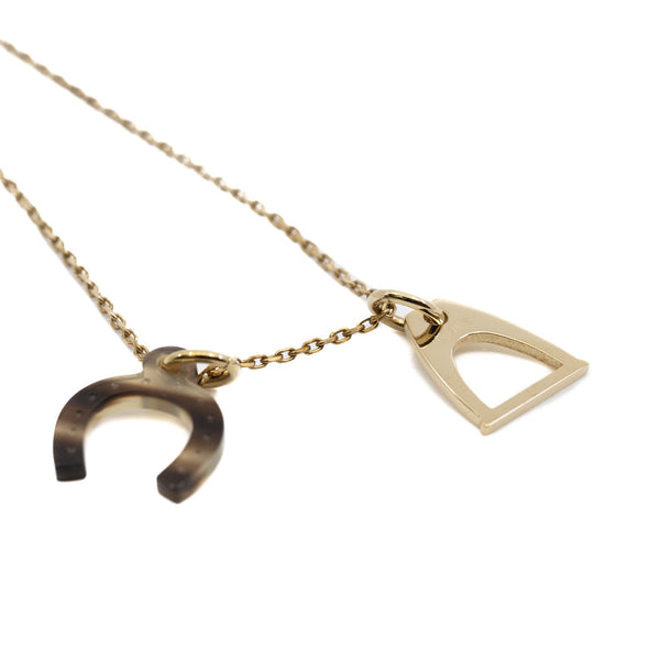 Amulette Maroquinier pendant, small model ghw - L'UXE LINK