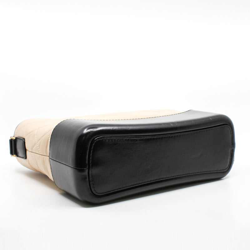 gabrielle mm beige and black ghw - L'UXE LINK