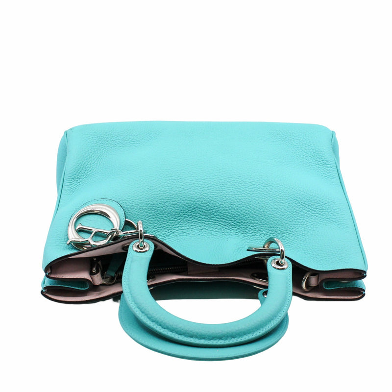 vip issimo medium calf skin blue phw - L'UXE LINK