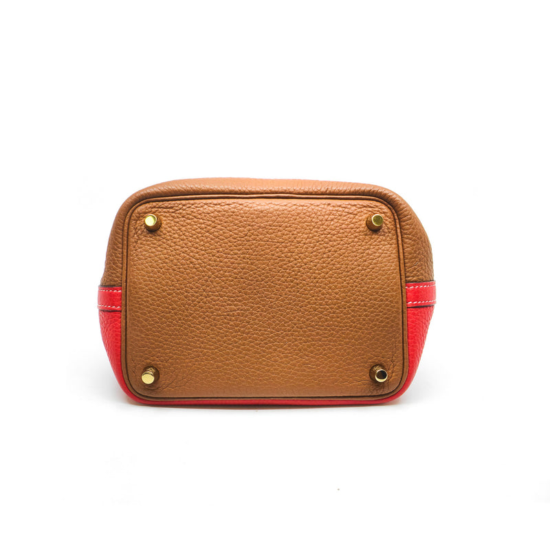 picotin 18 in tc gold/red phw D stamp - L'UXE LINK