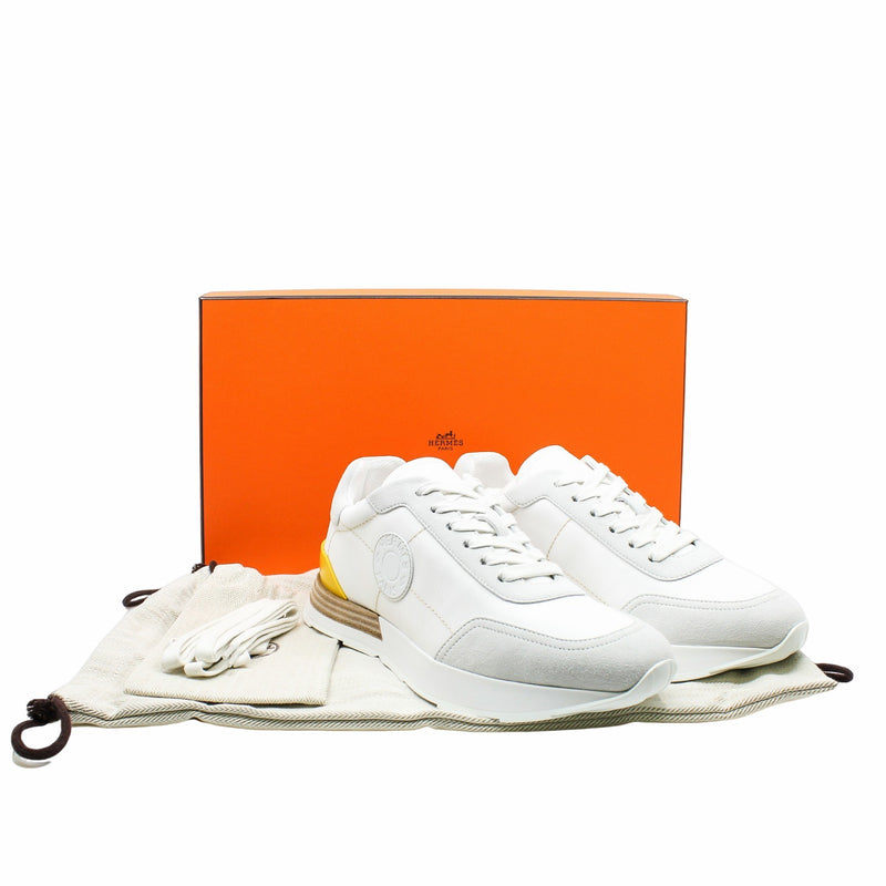 white fabric sneaker #38 rrp1575