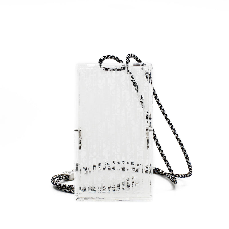 pvc box bag in white - L'UXE LINK