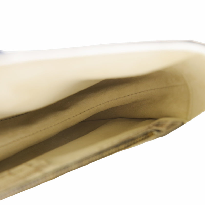 Saddle Bag Medium Matte Niloticus Himalayan Aged Gold Hardware - L'UXE LINK