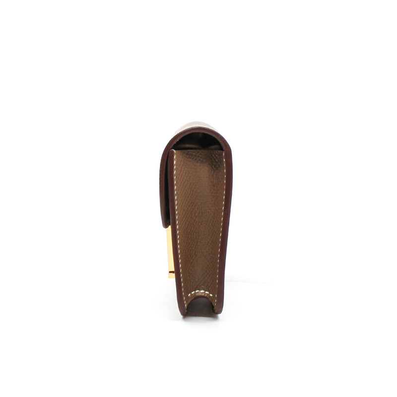 constance slim epsom etoupe ghw - L'UXE LINK