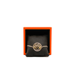 ex libris gm coin bracelet in 18k rg - L'UXE LINK